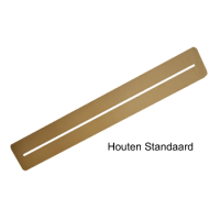 Houten Trouwkaart 15x10 cm
